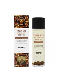 Органическое массажное масло TIGER EYE MACADAMIA - 100 мл. - Exsens - купить с доставкой в Южно-Сахалинске