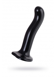Черный стимулятор для пар P G-Spot Dildo Size M - 18 см. - Strap-on-me - в Южно-Сахалинске купить с доставкой