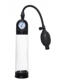 Прозрачная механическая помпа Roald с манометром - Sexus - в Южно-Сахалинске купить с доставкой