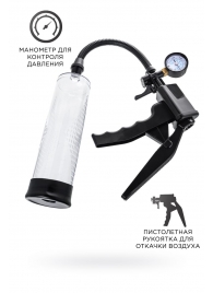 Прозрачная механическая помпа для пениса Viggo - Sexus - в Южно-Сахалинске купить с доставкой