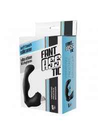 Черный вибромассажер простаты FantASStic Vibrating Prostate Massager - 11,3 см. - Dream Toys - в Южно-Сахалинске купить с доставкой
