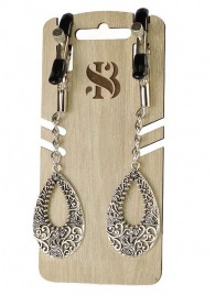 Изысканные зажимы на соски с подвесками  Шахерезада - Sitabella - купить с доставкой в Южно-Сахалинске