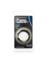 Эрекционное кольцо камуфляжной расцветки Silicone Camo Cock Ring - Blush Novelties - в Южно-Сахалинске купить с доставкой