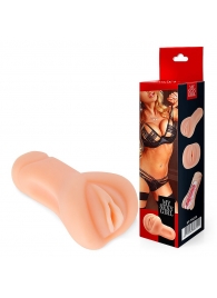 Телесный реалистичный мастурбатор в виде вагины - Bior toys - в Южно-Сахалинске купить с доставкой