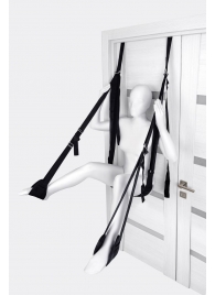 Черные секс-качели на дверь Anonymo №0505 - ToyFa - купить с доставкой в Южно-Сахалинске