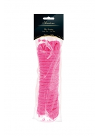 Розовая веревка для связывания Sweet Caress Rope - 10 метров - Sweet Caress - купить с доставкой в Южно-Сахалинске