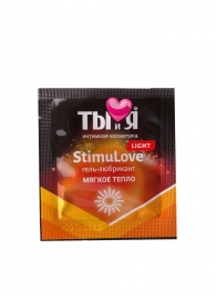 Разогревающий гель-лубрикант Stimulove Light в одноразовой упаковке - 4 гр. - Биоритм - купить с доставкой в Южно-Сахалинске