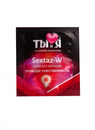 Возбуждающий крем для женщин Sextaz-W в одноразовой упаковке - 1,5 гр. - Биоритм - купить с доставкой в Южно-Сахалинске
