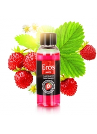 Массажное масло Eros fantasy с ароматом земляники - 50 мл. - Биоритм - купить с доставкой в Южно-Сахалинске