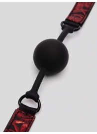 Кляп-шар на двусторонних ремешках Reversible Silicone Ball Gag - Fifty Shades of Grey - купить с доставкой в Южно-Сахалинске