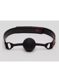 Кляп-шар на двусторонних ремешках Reversible Silicone Ball Gag - Fifty Shades of Grey - купить с доставкой в Южно-Сахалинске