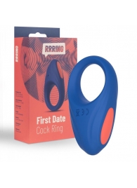 Синее эрекционное кольцо RRRING First Date Cock Ring - FeelzToys - в Южно-Сахалинске купить с доставкой