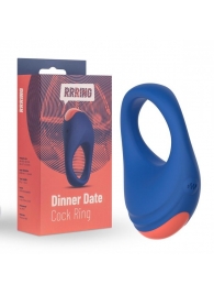 Синее эрекционное кольцо RRRING Dinner Date Cock Ring - FeelzToys - в Южно-Сахалинске купить с доставкой