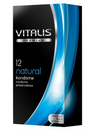 Классические презервативы VITALIS PREMIUM natural - 12 шт. - Vitalis - купить с доставкой в Южно-Сахалинске