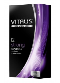 Презервативы с утолщённой стенкой VITALIS PREMIUM strong - 12 шт. - Vitalis - купить с доставкой в Южно-Сахалинске