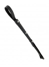 Чёрная плетка Deluxe Cat O  Nine - 62 см. - Pipedream - купить с доставкой в Южно-Сахалинске