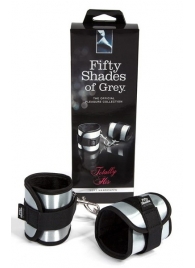 Серо-черные наручники Totally His - Fifty Shades of Grey - купить с доставкой в Южно-Сахалинске