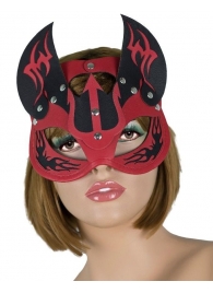 Маска дьяволицы с рожками - LOVETOY (А-Полимер) - купить с доставкой в Южно-Сахалинске