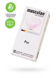 Супертонкие презервативы Masculan Pur - 10 шт. - Masculan - купить с доставкой в Южно-Сахалинске