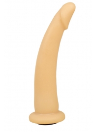 Телесная гладкая насадка-фаллоимитатор Harness - 20 см. - LOVETOY (А-Полимер) - купить с доставкой в Южно-Сахалинске