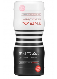 Мастурбатор Dual Sensation Cup Extremes - Tenga - в Южно-Сахалинске купить с доставкой