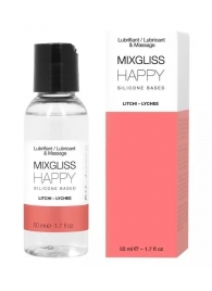Смазка на силиконовой основе Mixgliss Happy - 50 мл. - Mixgliss - купить с доставкой в Южно-Сахалинске