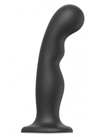 Черная насадка Strap-On-Me Dildo Plug P G size XXL - Strap-on-me - купить с доставкой в Южно-Сахалинске