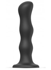 Черная насадка Strap-On-Me Dildo Geisha Balls size XL - Strap-on-me - купить с доставкой в Южно-Сахалинске