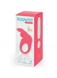 Розовое эрекционное виброкольцо Happy Rabbit Rechargeable Rabbit Cock Ring - Happy Rabbit - в Южно-Сахалинске купить с доставкой