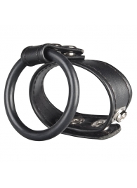 Двойное кольцо выносливости на пенис DUAL STAMINA RING - BlueLine - в Южно-Сахалинске купить с доставкой