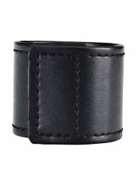Хомут-утяжка для мошонки из искусственной кожи на липучке VELCRO BALL STRETCHER- 4 см. - BlueLine - в Южно-Сахалинске купить с доставкой
