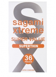 Ультратонкие презервативы Sagami Xtreme Superthin - 36 шт. - Sagami - купить с доставкой в Южно-Сахалинске