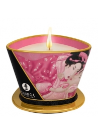 Массажная свеча Rose Petals с ароматом розы - 170 мл. - Shunga - купить с доставкой в Южно-Сахалинске
