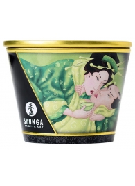 Массажная свеча Exotic Green Tea с ароматом зелёного чая - 170 мл. - Shunga - купить с доставкой в Южно-Сахалинске