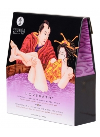 Соль для ванны Lovebath Sensual lotus, превращающая воду в гель - 650 гр. - Shunga - купить с доставкой в Южно-Сахалинске