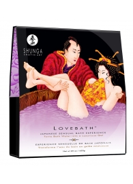 Соль для ванны Lovebath Sensual lotus, превращающая воду в гель - 650 гр. - Shunga - купить с доставкой в Южно-Сахалинске