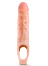 Телесная насадка на пенис 9 Inch Cock Sheath Extender - 22,2 см. - Blush Novelties - в Южно-Сахалинске купить с доставкой