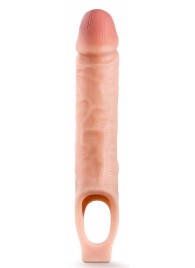 Телесная насадка на пенис 10 Inch Cock Sheath Extender - 25 см. - Blush Novelties - в Южно-Сахалинске купить с доставкой