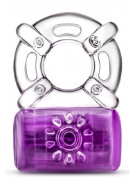 Фиолетовое эрекционное виброкольцо One Night Stand Vibrating C-Ring - Blush Novelties - в Южно-Сахалинске купить с доставкой