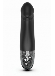 Черный вибратор с электростимуляцией Real Deal Neal - 16,5 см. - MyStim - купить с доставкой в Южно-Сахалинске