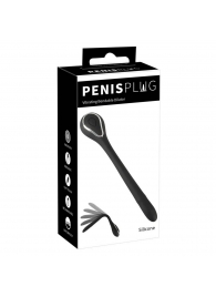 Черный гибкий уретральный стимулятор с вибрацией Vibrating Bendable Dilator - 13,5 см. - Orion - купить с доставкой в Южно-Сахалинске