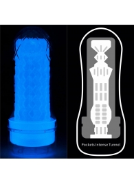 Светящийся в темноте мастурбатор Lumino Play Masturbator Pocketed - Lovetoy - в Южно-Сахалинске купить с доставкой