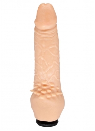 Телесная насадка-фаллос с шипами для массажа клитора - 17,8 см. - LOVETOY (А-Полимер) - купить с доставкой в Южно-Сахалинске