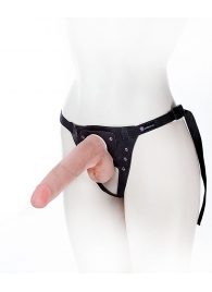 Фаллоимитатор на поясе Harness - 22,5 см. - LOVETOY (А-Полимер) - купить с доставкой в Южно-Сахалинске