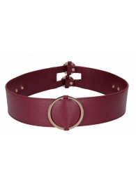 Бордовый ремень Halo Waist Belt - размер L-XL - Shots Media BV - купить с доставкой в Южно-Сахалинске
