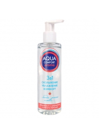 Гель-лубрикант на водной основе Aqua Comfort Aroma с ароматом персика - 195 гр. - Биоритм - купить с доставкой в Южно-Сахалинске