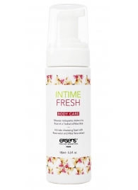 Органическая интимная очищающая пенка Intime Fresh - 150 мл. - Exsens - купить с доставкой в Южно-Сахалинске