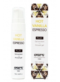 Возбуждающий гель Hot Vanilla Espresso Arousal Gel - 15 мл. - Exsens - купить с доставкой в Южно-Сахалинске