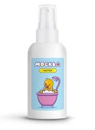 Антибактериальный спрей для очистки секс-игрушек с ароматом дыни  Москва Чистая  - 100 мл. - Москва - купить с доставкой в Южно-Сахалинске