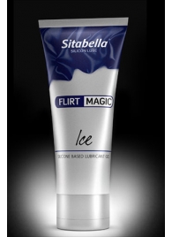 Силиконовая гель-смазка FLIRT MAGIC Ice с лёгким пролонгирующим эффектом - 75 мл. - Sitabella - купить с доставкой в Южно-Сахалинске